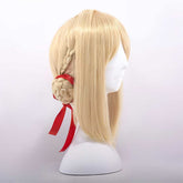 Violet Evergarden Violet Cosplay Yellow Wig Heat Resistant Synthetic Hair Carnival Halloween Party Props 